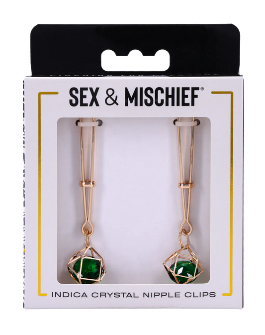 Indica Crystal Nipple Clips