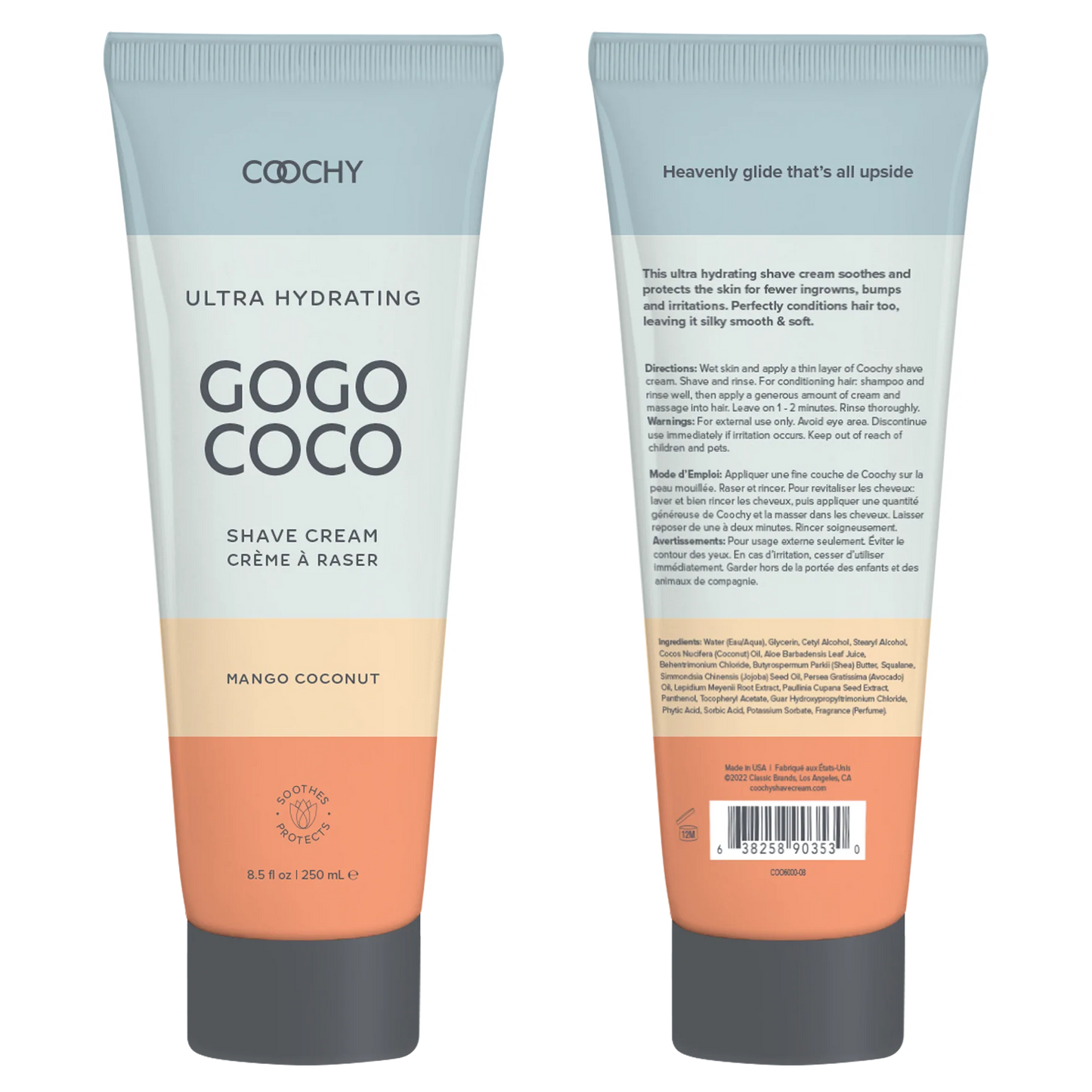 HP2708 - COOCHY ULTRA Ultra Hydrating Mango Coconut Shave Cream 8.5oz
