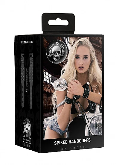 Shots Toys Skulls & Bones Handcuffs w Spikes