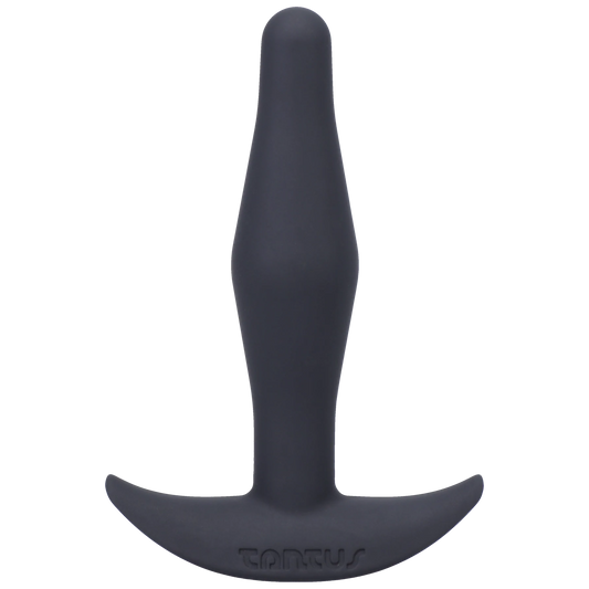 Tantus Silicone Little Flirt Butt Plug Black