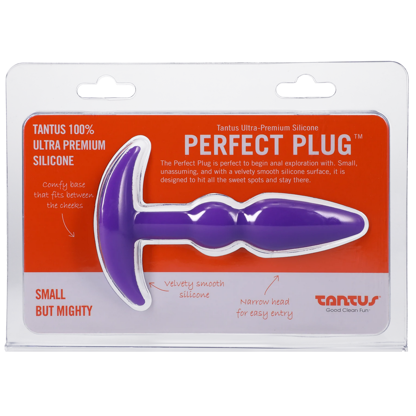 Tantus Silicone Perfect Butt Plug Purple