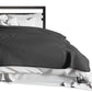 Fascinator Lush Throw  Black Microvelvet - King Size