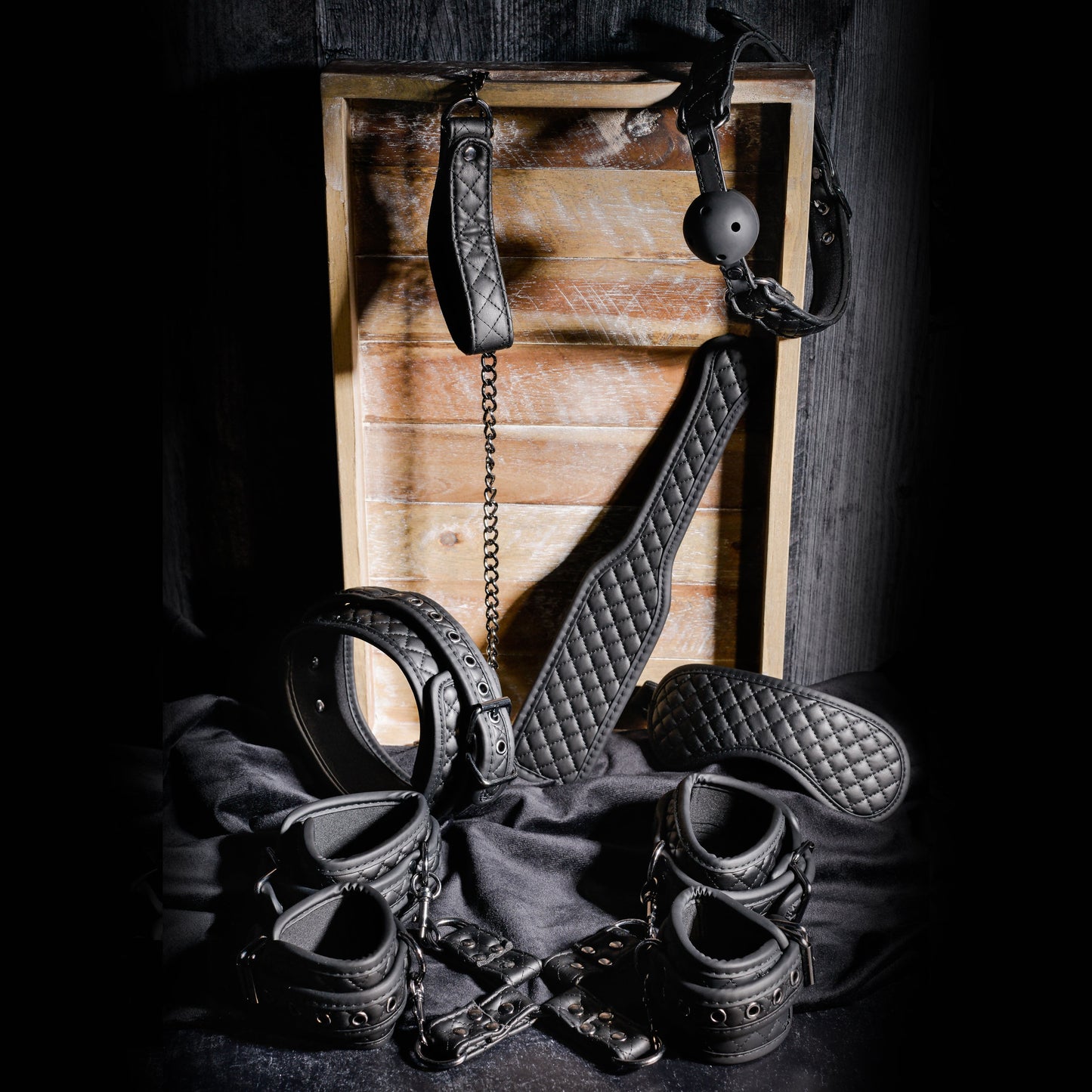 Adam & Eve EVE'S FETISH DREAMS BEGINNER BONDAGE SET BLACK