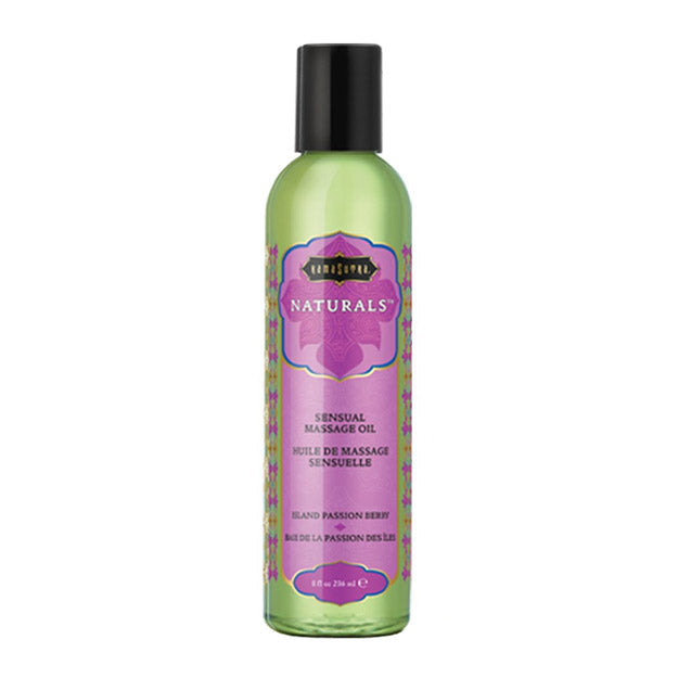 Naturals Massage Oil Island Passion Berry (8oz)