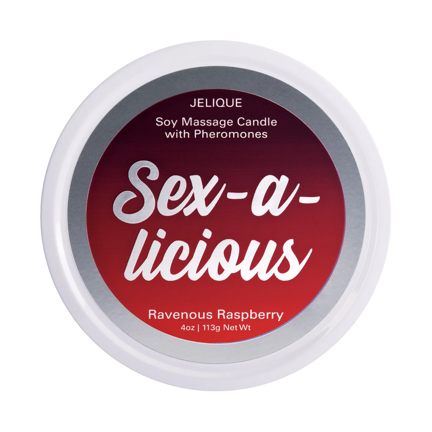 MOOD CANDLES Sex-a-licious - Pheromone Massage Candle Ravenous Raspberry 4oz | 113g