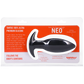 Tantus Silicone Neo Silicone Butt Plug Black